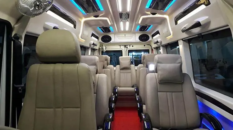 7 Seater Maharaja Tempo Traveller Premium in Delhi